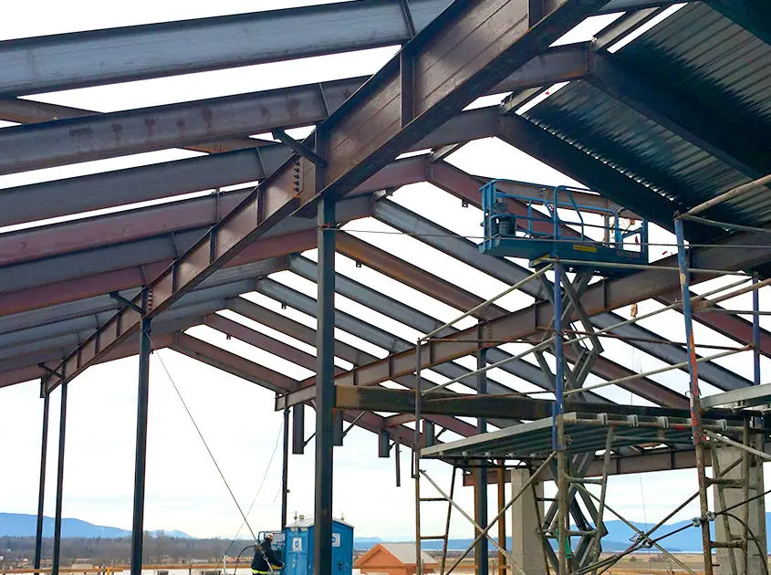 Steel Structure Fabrication & Warehouses & Pergolas Projects 2 services structural steel 845x630 1