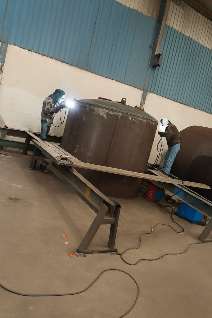 Fuel Tank Welding Project 3 pipe wilding oil tank4